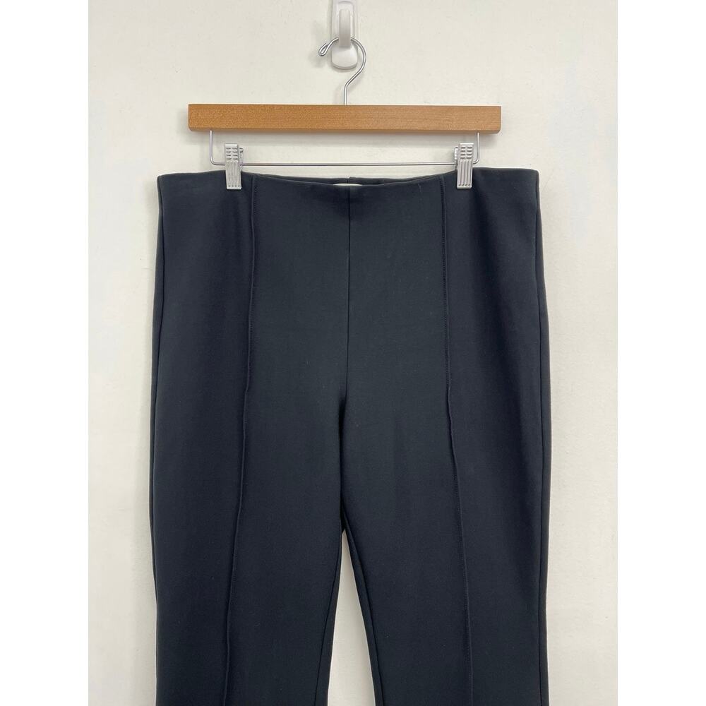 Maeve Anthropologie Margot Kick-Flare Pull On Cropped Stretch Dress Pants Large - Picture 4 of 9